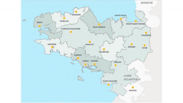 Carte Destination Bretagne